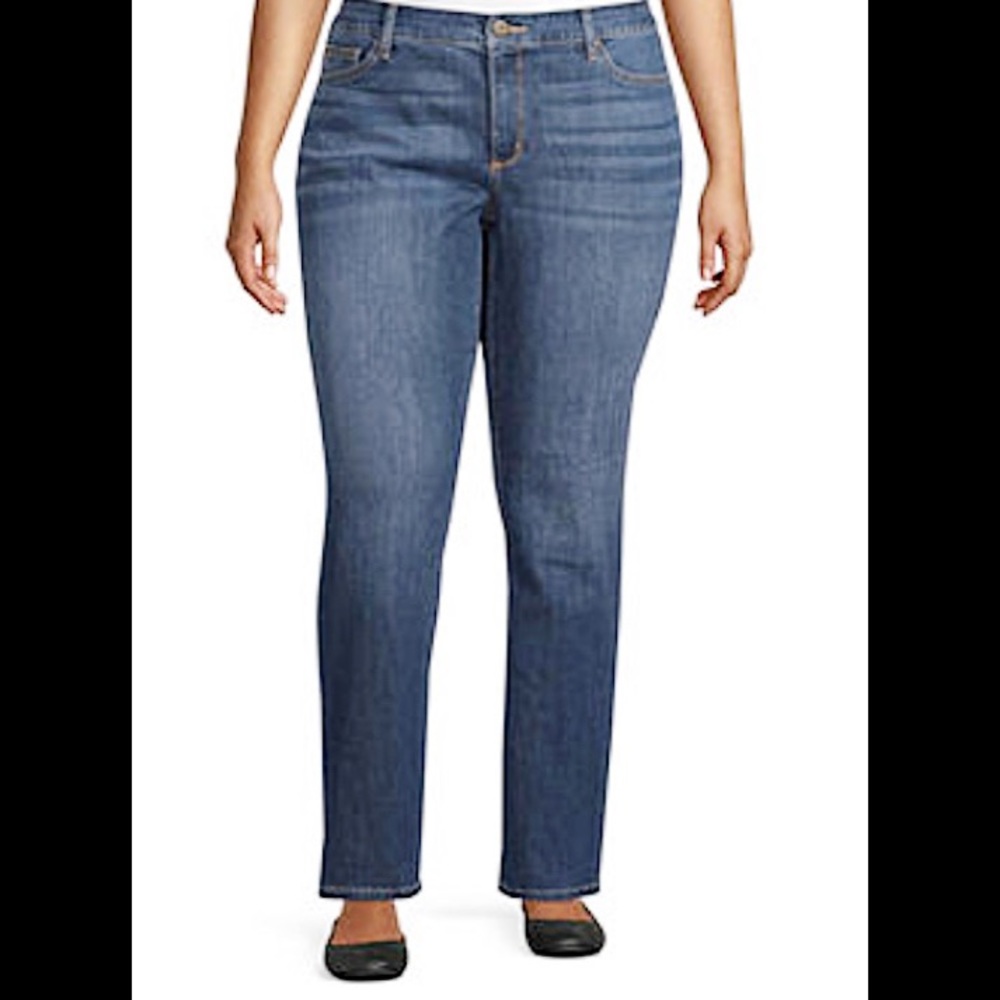 St. John’s Bay Straight Leg Midrise Stretch Jean